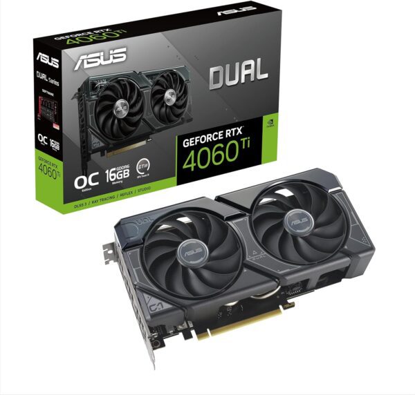 کارت گرافیک ASUS RTX 4060 TI Dual OC 16GB